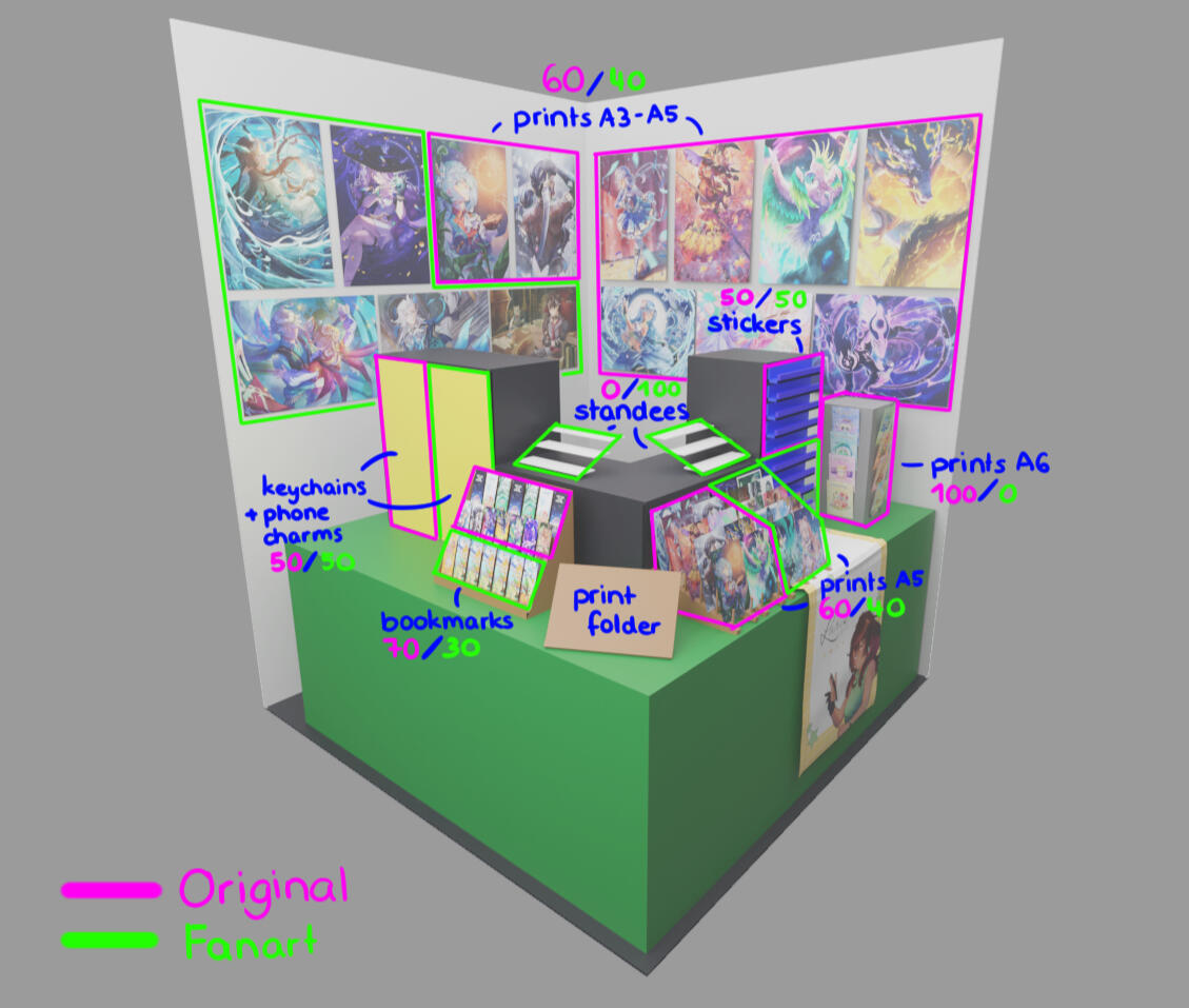 Concept 50/50 Corner Booth